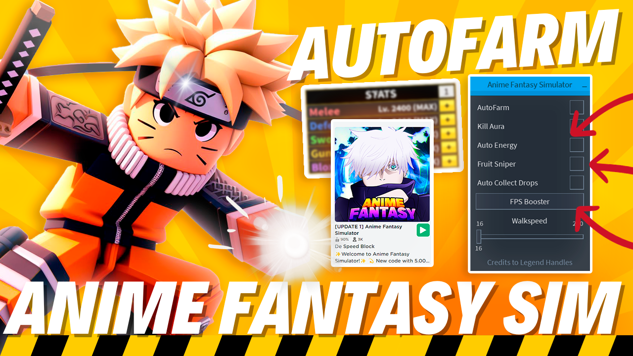 Anime Fantasy Simulator Script: SH Auto Run, Auto Dash, Auto Tap Roblox Hack PC Y Mobile 2024