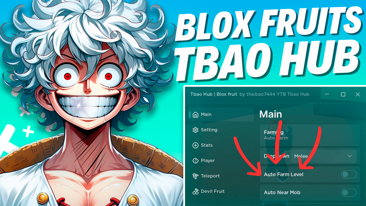 Blox Fruits Script Tbao Hub Auto Sword Teleport Auto Farm Roblox Hack PC Y Mobile 2024