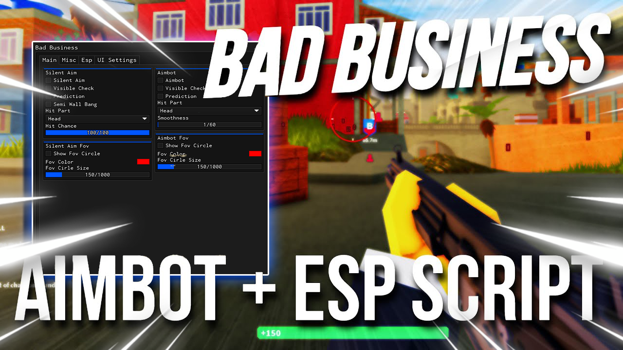 Bad Business Script: Silent Aim, Aimbot, Infinite Ammo & More Hack Roblox