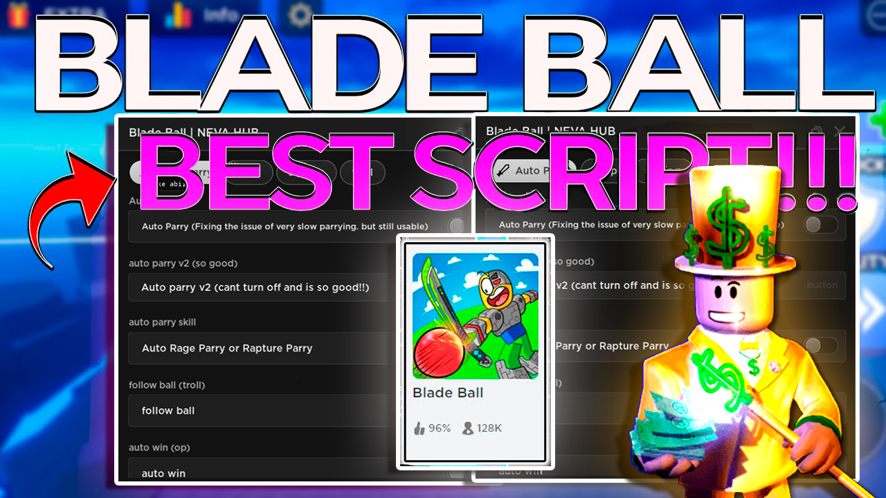 Blade Ball Script: Neva Hub Auto-Parry Cracked Roblox Hack PC & Mobile / Emulador