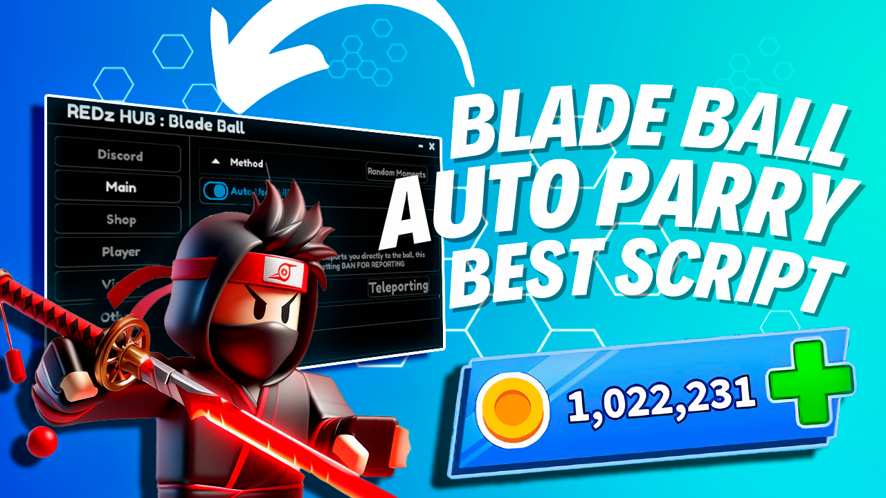 Blade Ball Script Redz Hub Auto Farm, Auto Click & More Roblox Hack Mobile PC 2024