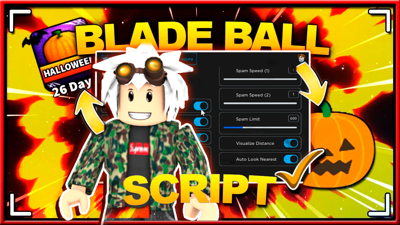 Blade Ball Script: W-Azure Auto Parry, Auto Detect spam click, Spam Speed Roblox Hack PC & Mobile