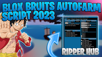 Blox Fruits Script Ripper Hub Auto Farm Mastery Auto Farm Level Roblox Hack PC Y Mobile 2024