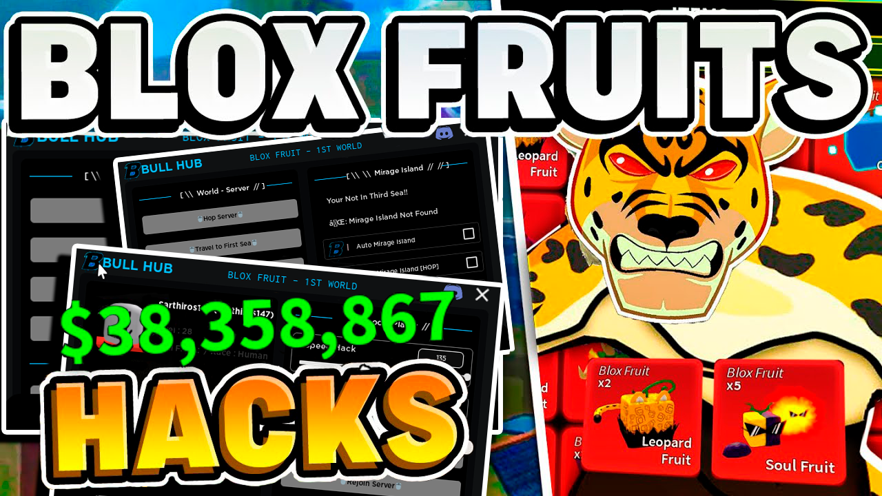 Blox Fruits Script: Bull Hub Auto Skills, Auto Farm Level, Auto Saber Roblox Hack PC&Mobile