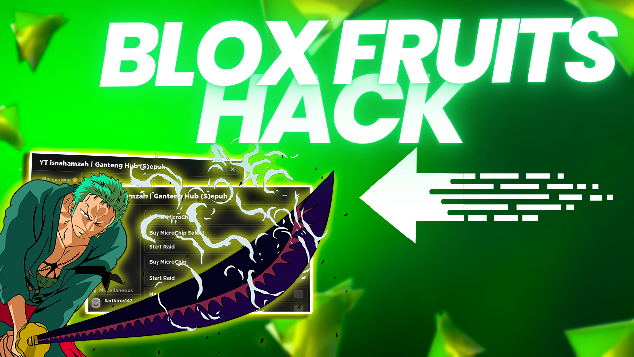 Blox Fruits Script: Ganteng Hub Auto Farm Level, Auto Farm Near & More Roblox Hack PC&Mobile