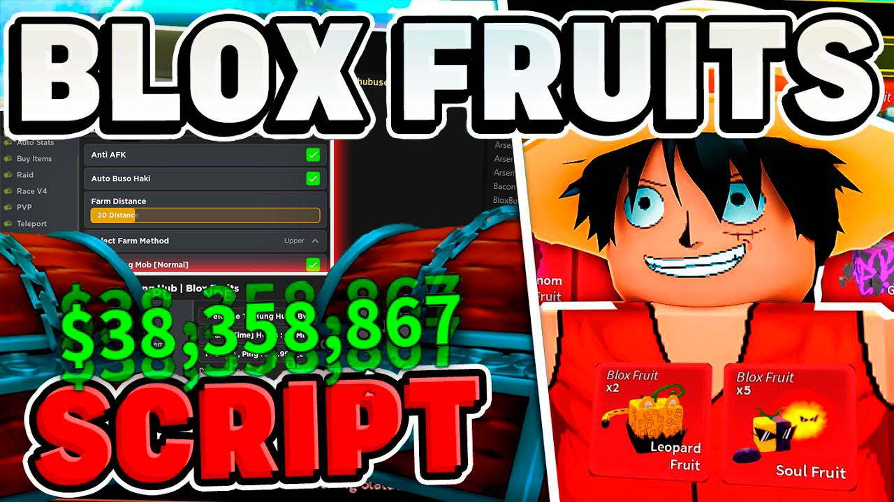 Blox Fruits Script: Hung Hub Auto Stats, Buy Items & More Roblox Hack PC&Mobile