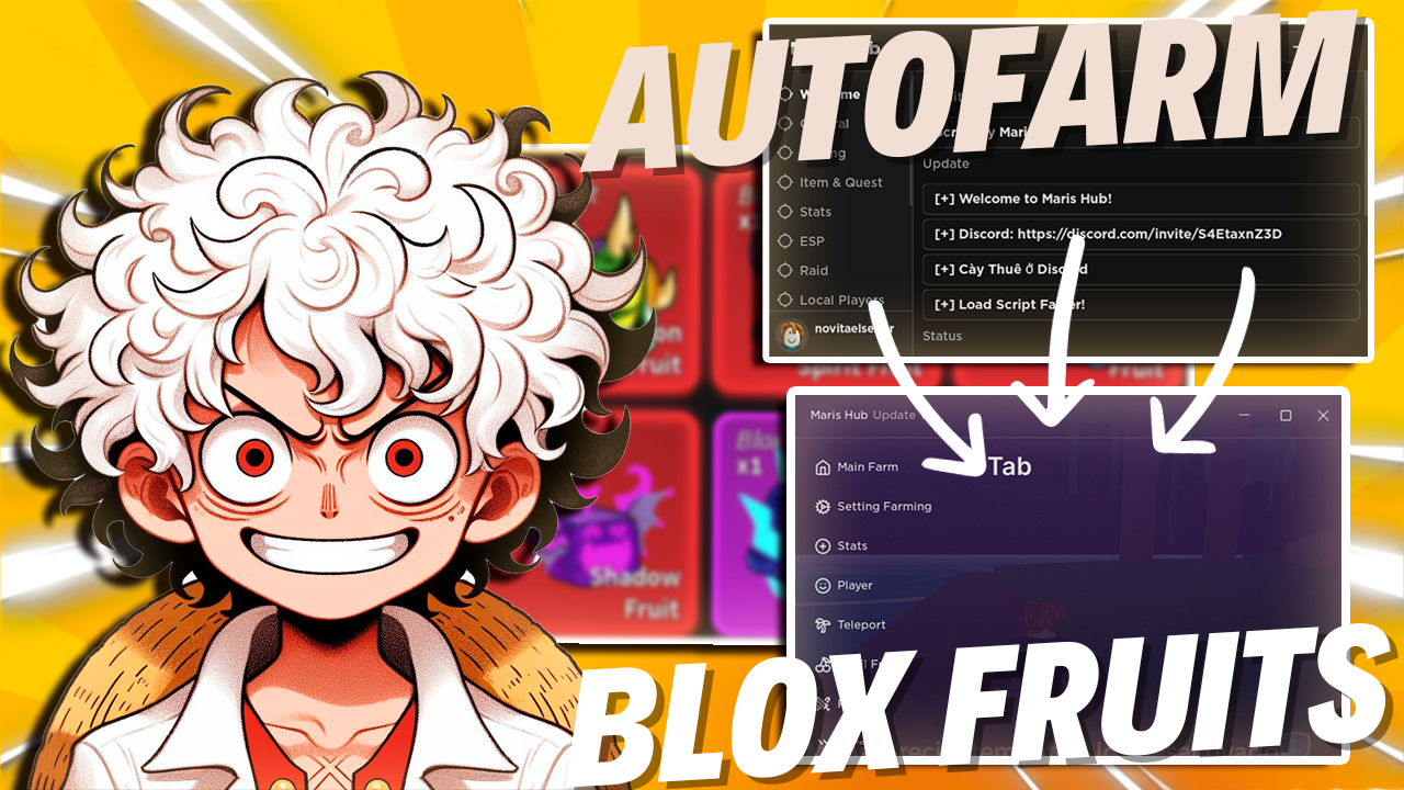 Blox Fruits Script Maris Hub Auto Farm Chest Auto Farm Level Roblox Hack PC Y Mobile 2024