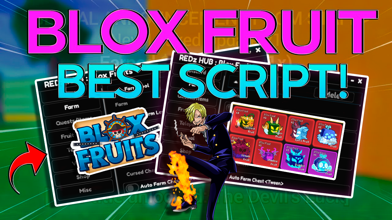 Blox Fruits Script: Redz Hub Auto Stats, Buy Items & More Roblox HACK PC y Mobile