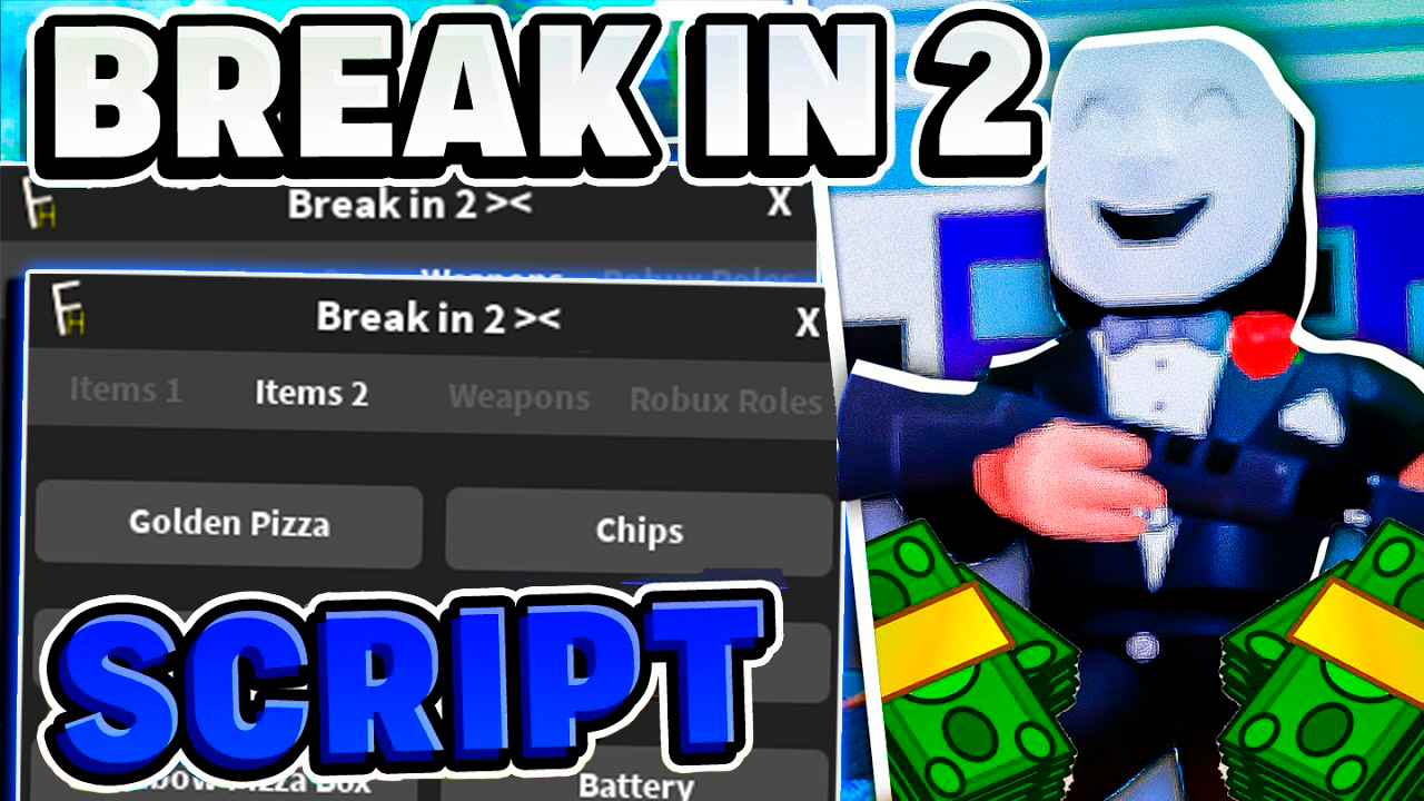 Break In 2 Script Item Spawner, Teleport, Autofarm Roblox Hack PC&Mobile