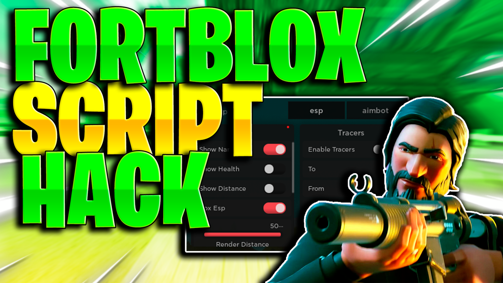 FORTBLOX Script: Fates Aimbot, Fov, Esp Roblox Hack PC&Mobile