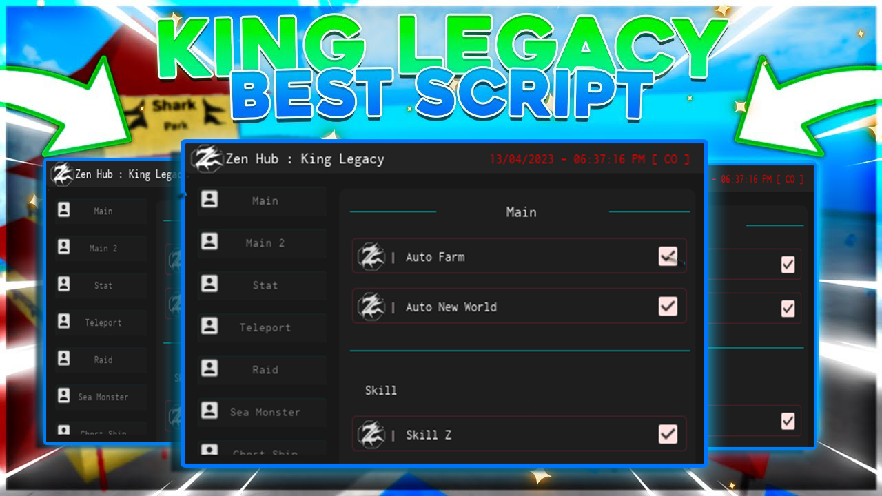 King Legacy Script: Zen Hub Auto Farm, Auto Skill, Auto Quest Hack PC & Mobile