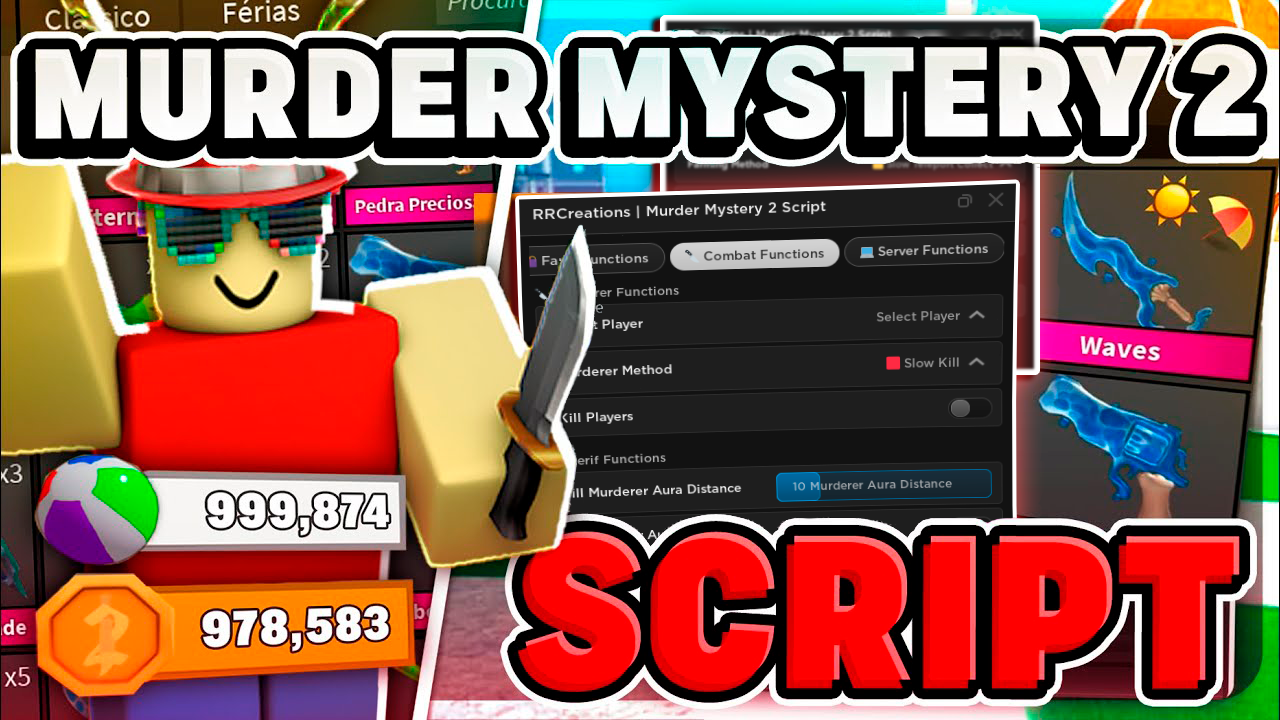 Murder Mystery 2 Script: RRCreations Autofarm, Instant Kill, Trolling Features Roblox Hack PC&Mobile