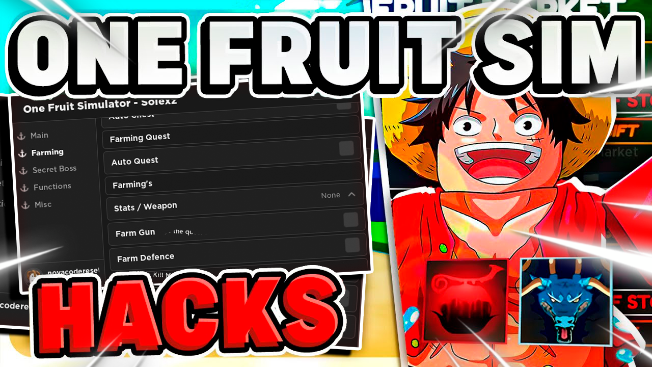 ONE FRUIT Simulator Script: Autofarm, Auto Quests & More Roblox Hack PC&Mobile