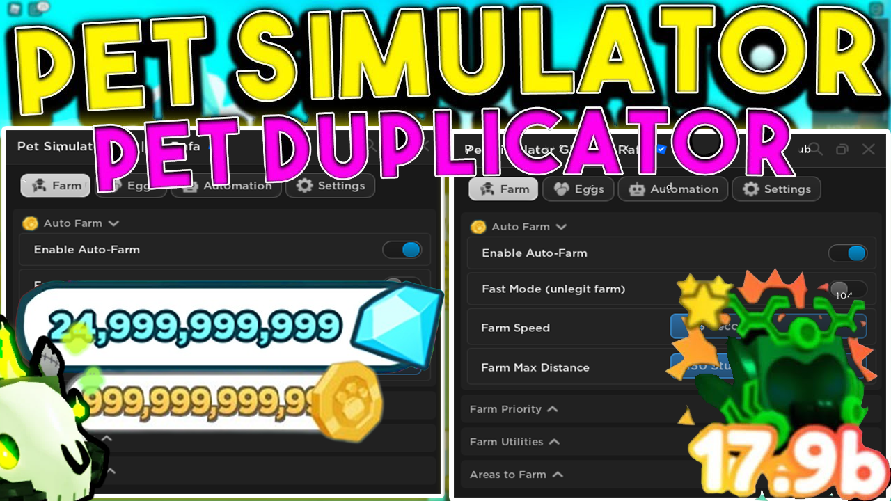 Pet Simulator X Script: Auto Quests, Auto Farm, Auto Hatch Roblox Hack PC&Mobile