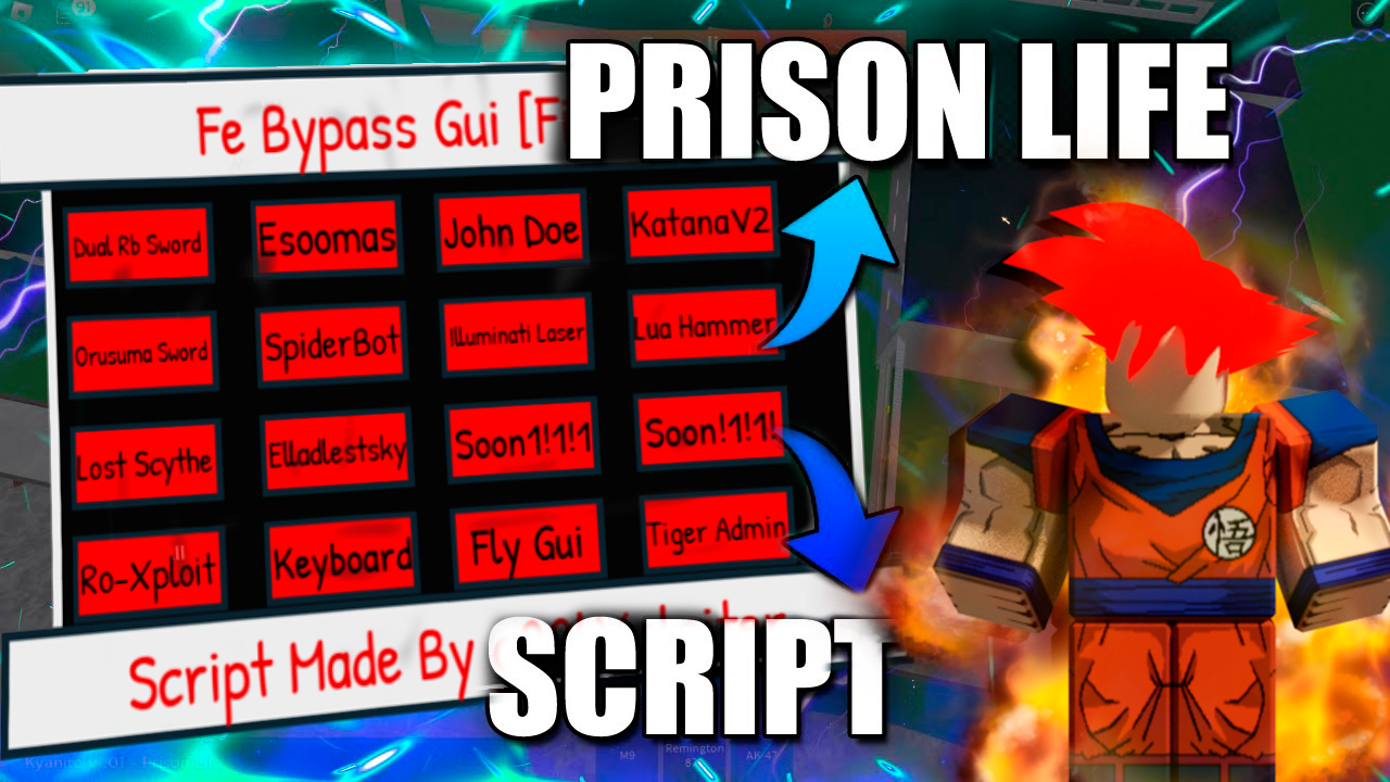 Prison Life Script: Katana, Fly, Tiger Admin Roblox Hack PC & Mobile