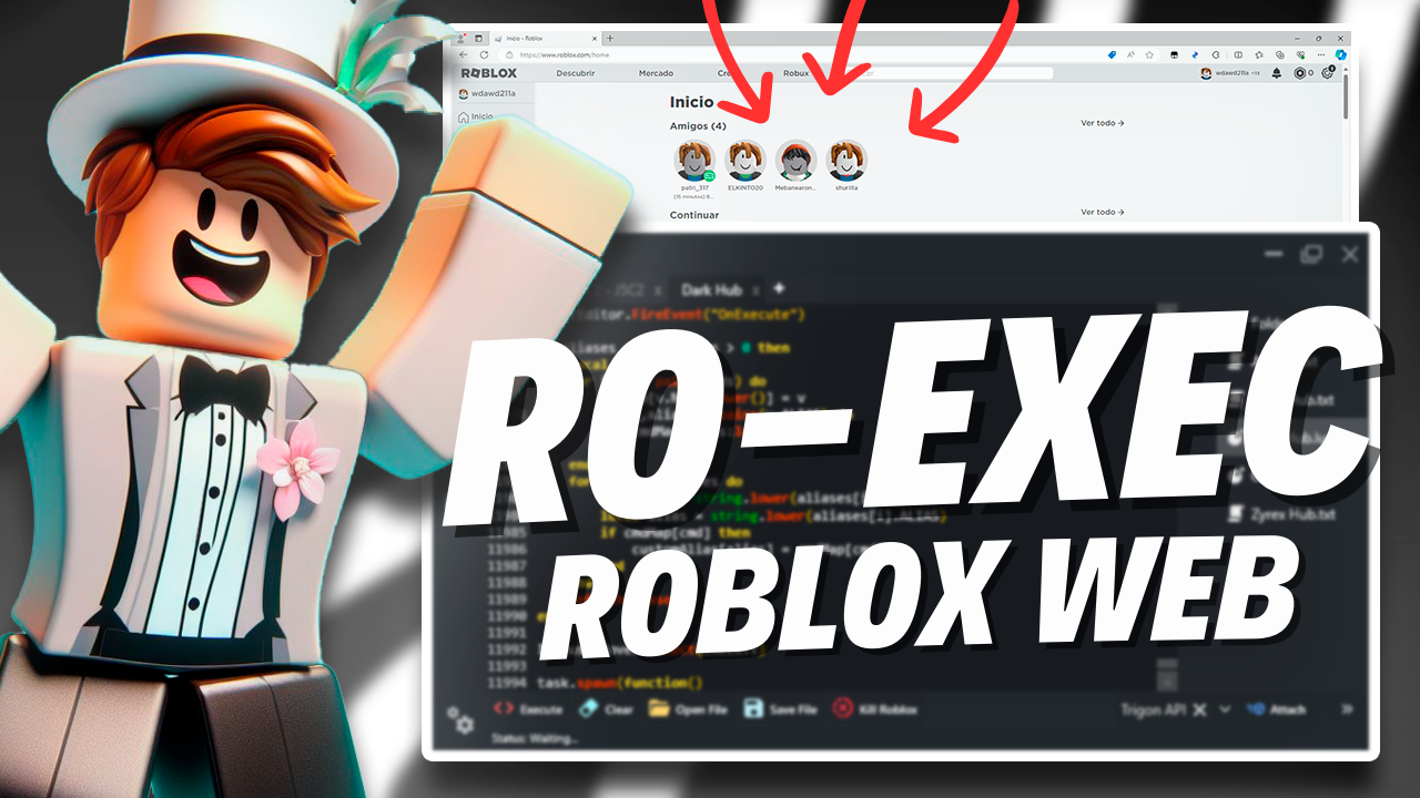 RO-EXEC Roblox Web Exploit Byfron Bypass Oficial Page 2024 UPDATE✅