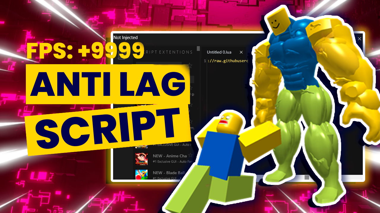 Roblox Script Hack Anti-LAG PC & Mobile 2023 No Key