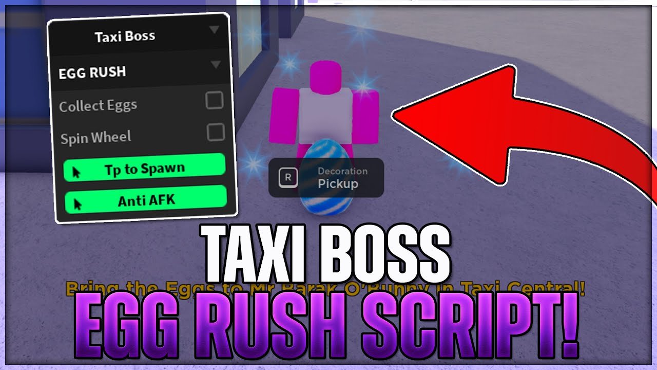 Taxi Boss Script: Auto Eggs Collector Event Hack