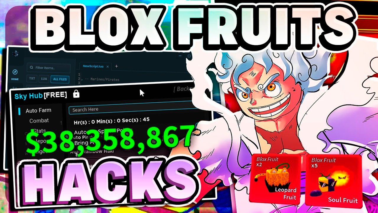 Blox Fruits Script: Sky Hub Bring Mobs, Auto Farm Level, Normal Fast Attack Roblox Hack PC&Mobile