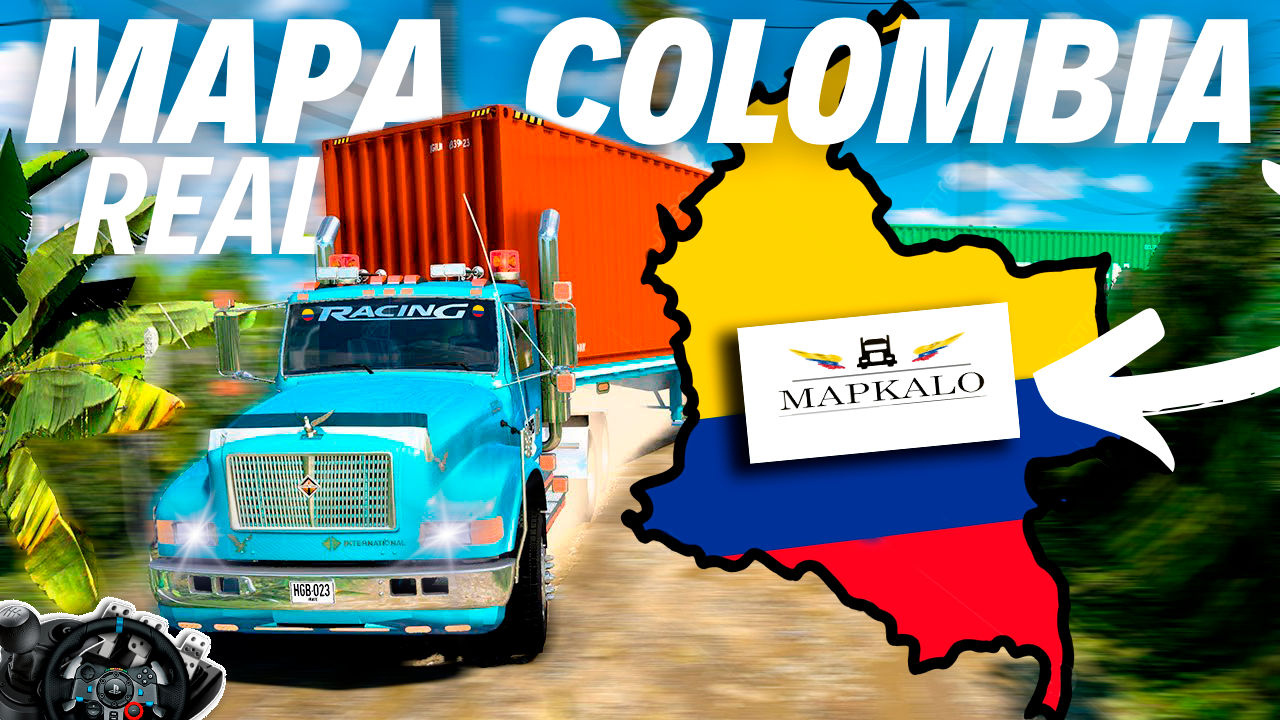 Mod Mapa Colombia Mapkalo | American Truck Simulator 1.50🚚