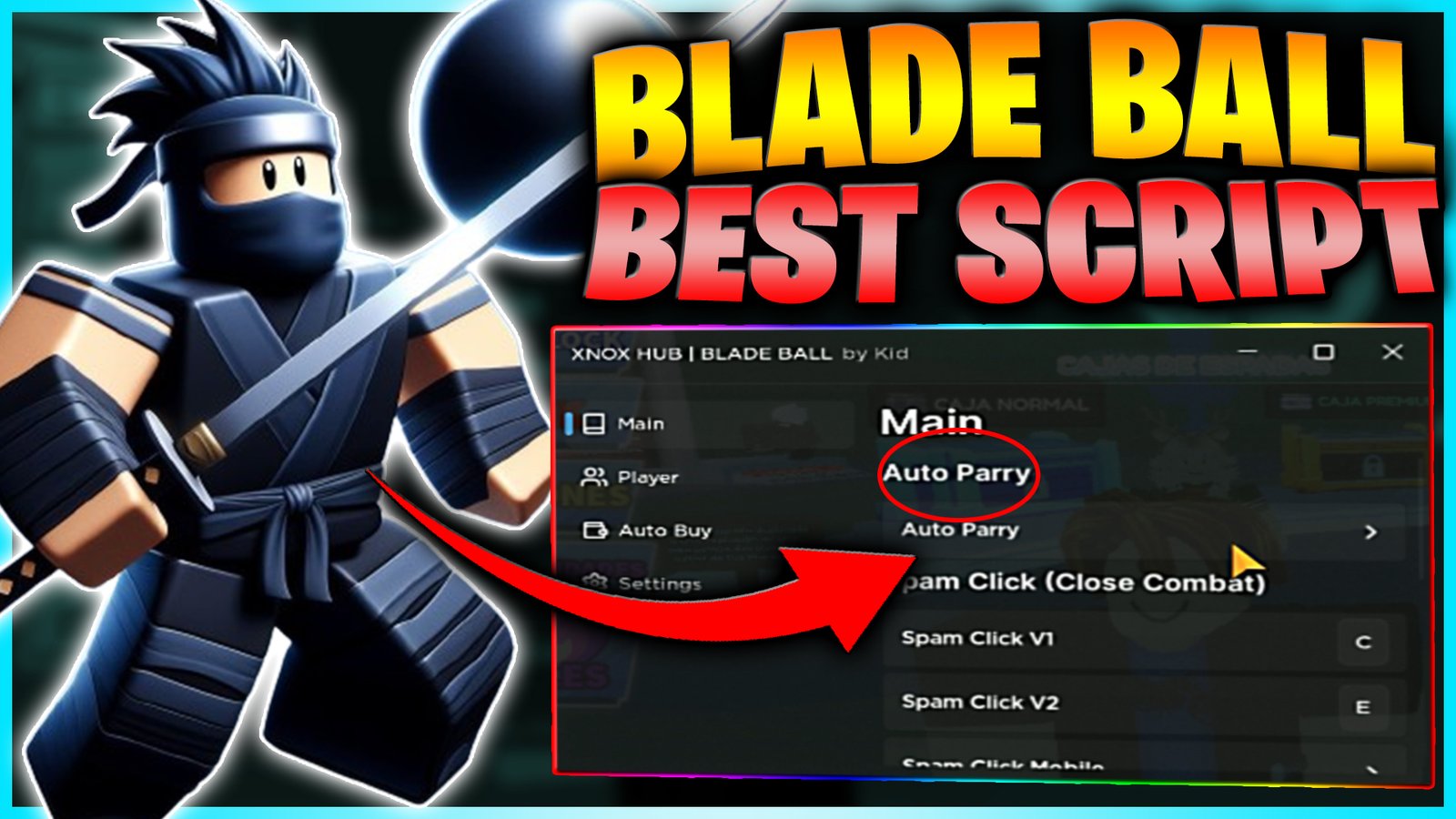 Blade Ball Script XNOX Hub Inf Ability Auto FarmAutoParry Roblox Hack 2024