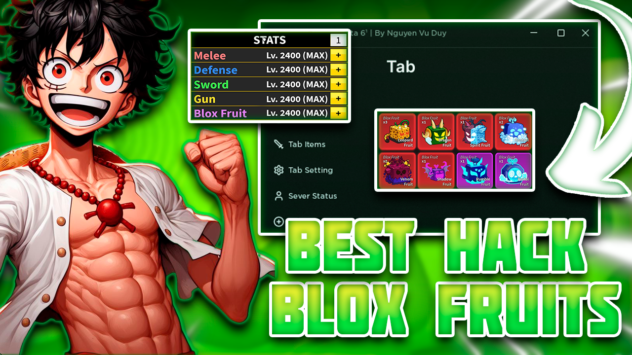 Blox Fruits Script Hiru Hub Auto farm Auto Stats Teleport Roblox Hack Mobile y PC 2024