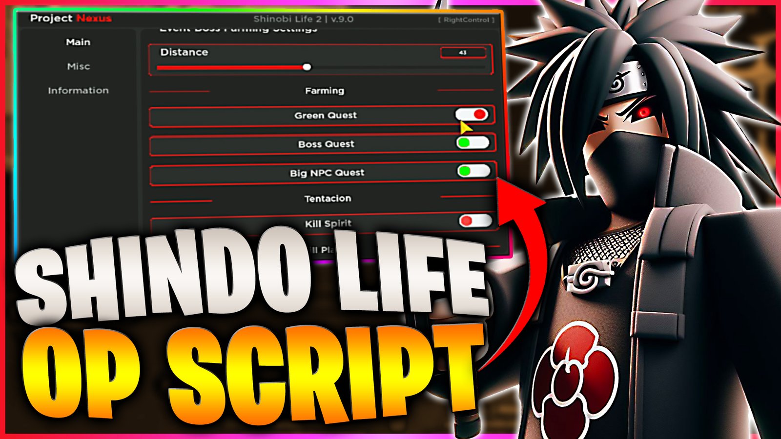 Shindo Life Script Project Nexus Auto Farm Roblox Hack PC y Mobile 2024