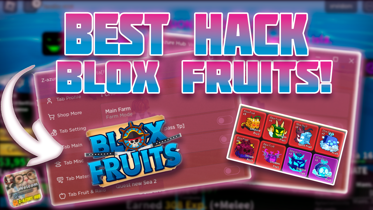 Blox Fruits Script Z-Azure Auto Farm Level Fruits Roblox Hack PC y Mobile 2024