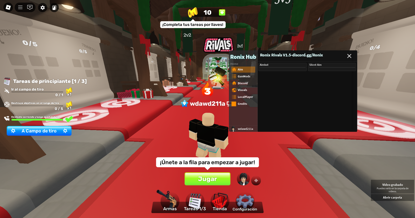 RiVALS SCRIPT RONIX HUB ROBLOX AIMBOT – WALLHACK