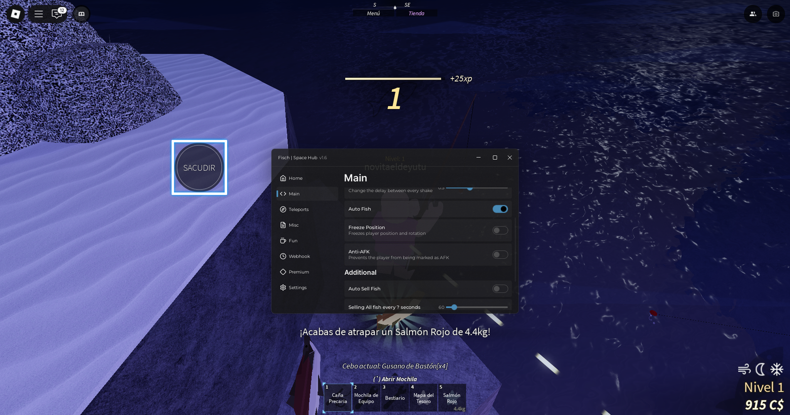 PEZ 🐟(FISCH) SCRIPT AUTOFARM