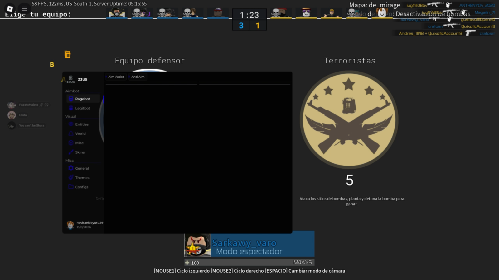 Z3US HUB SCRIPT AIMBOT – WALLHACK