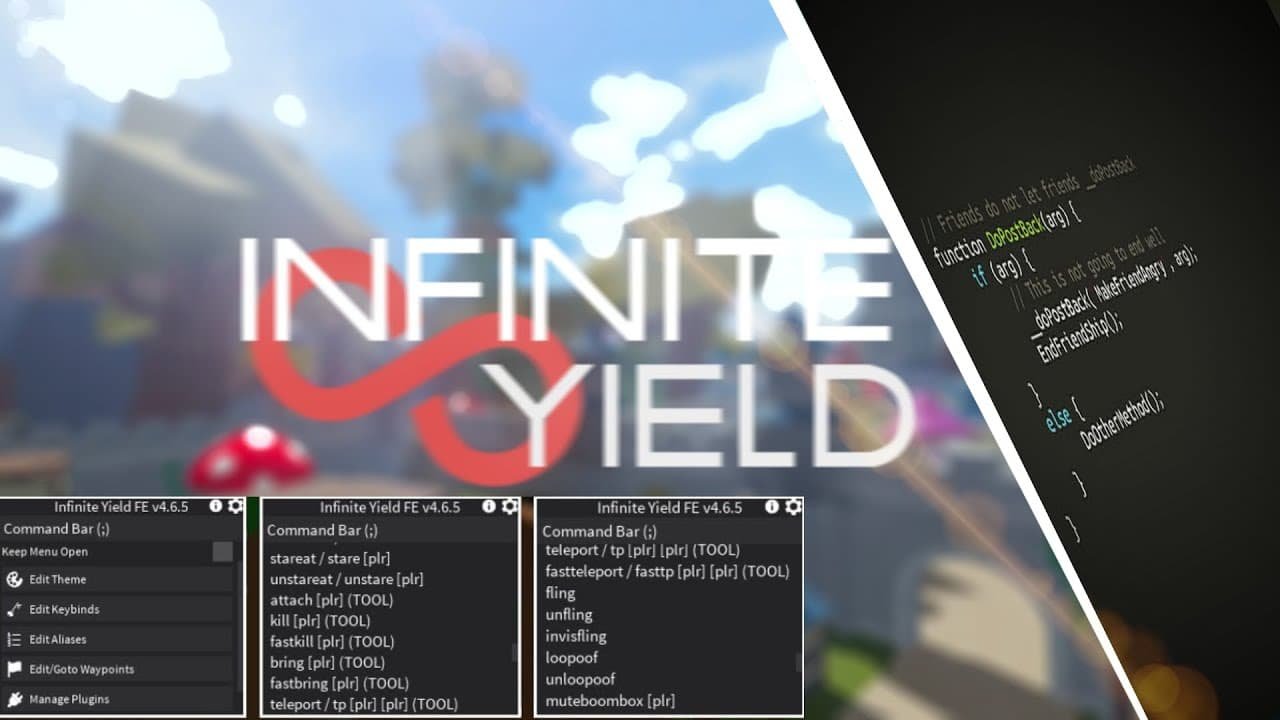 INFINITE YIELD SCRIPT ROBLOX