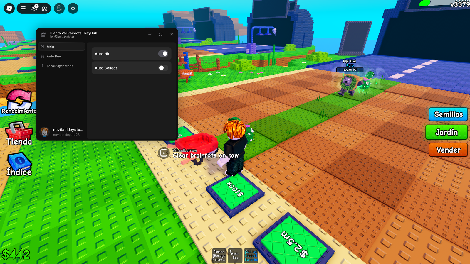 SCRIPT PLANTS VS BRAINROTS ROBLOX