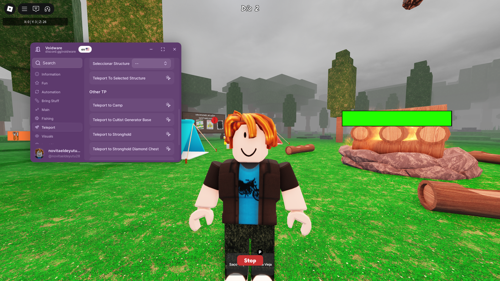 VOIDWARE SCRIPT 99 NOCHES EN EL BOSQUE