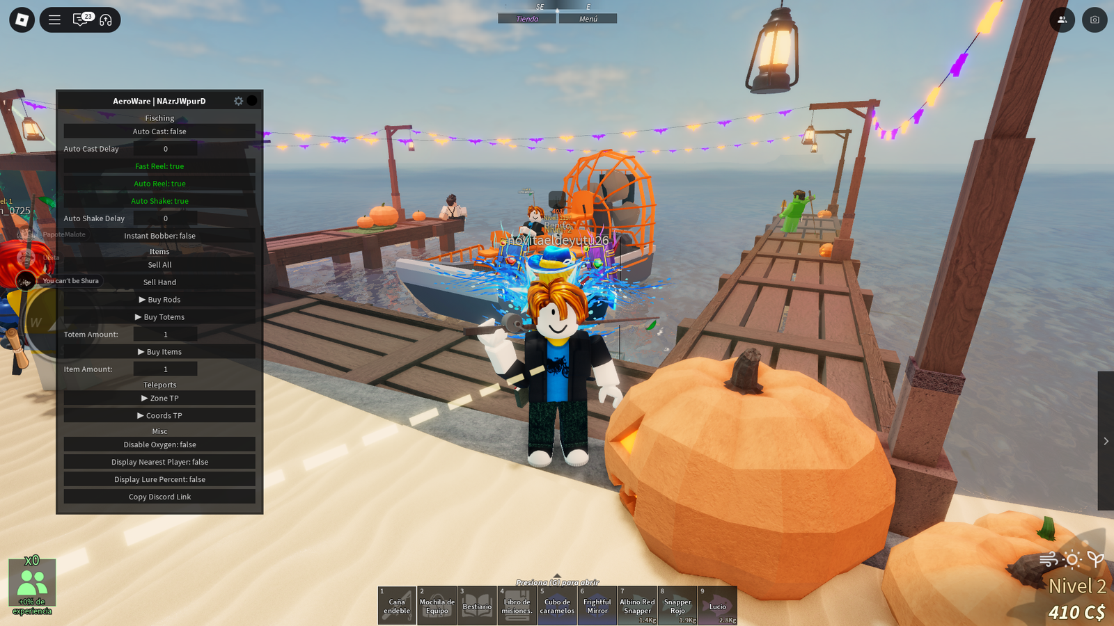 AERO SCRIPT FISCH PEZ AUTOFARM