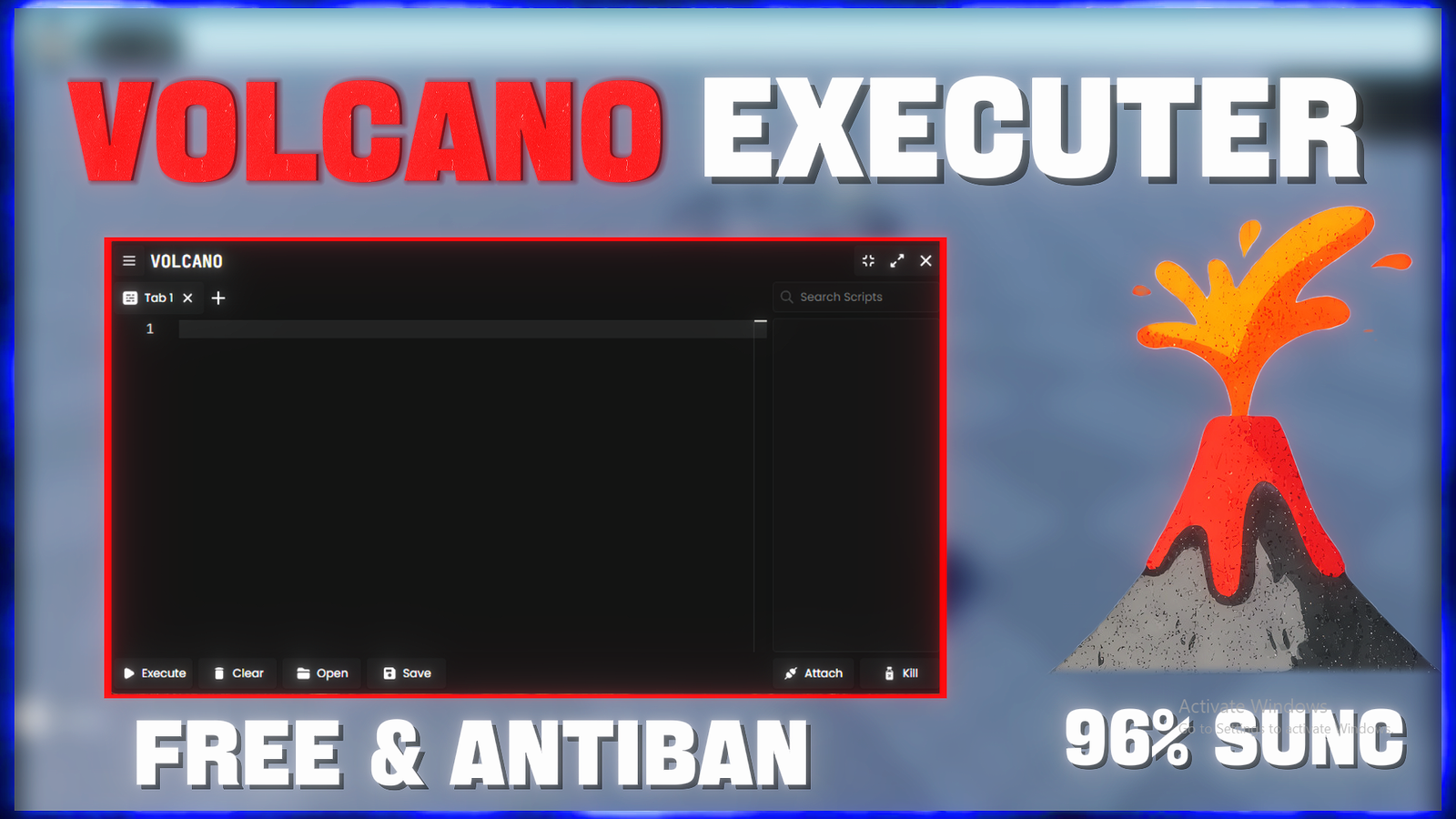 DESCARGA VOLCANO EXECUTOR ROBLOX PC UPDATE✅