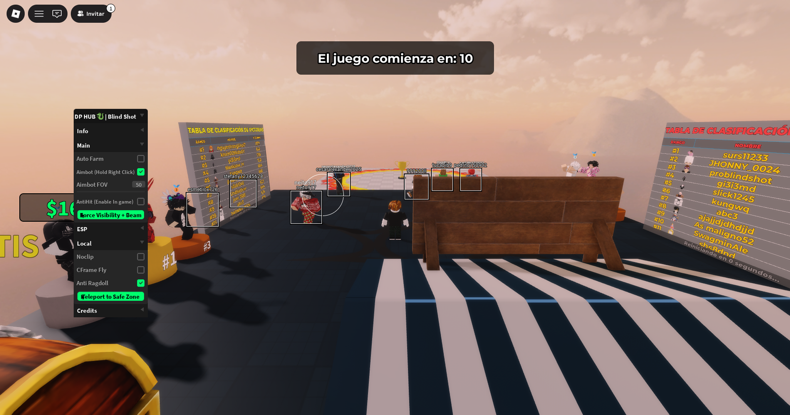 BLIND SHOT SCRIPT ANTI INSIBLE HACK