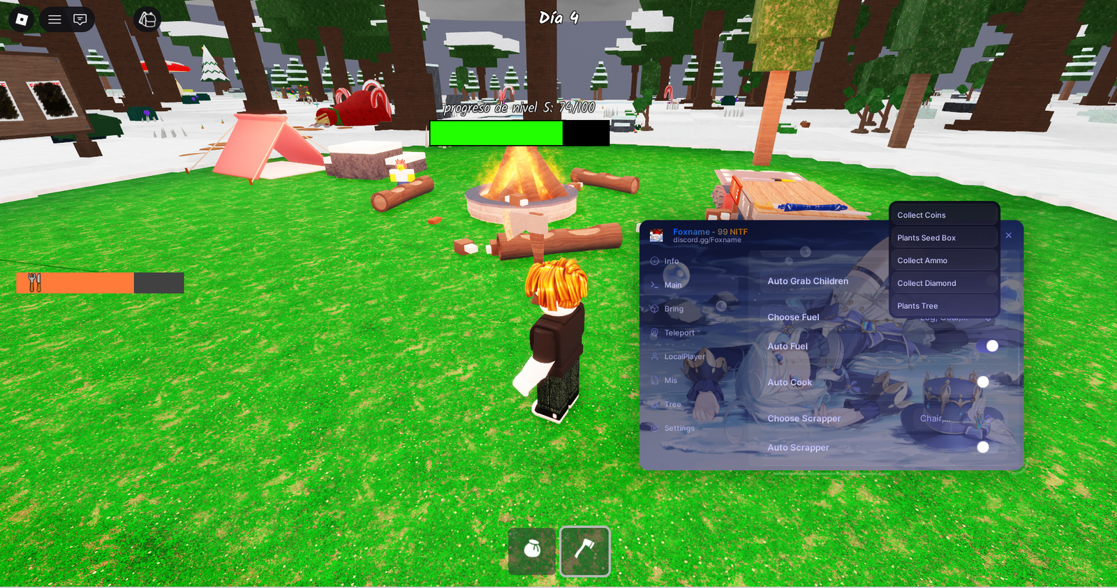 99 NIGHTS IN THE FOREST SCRIPT FOXNAME