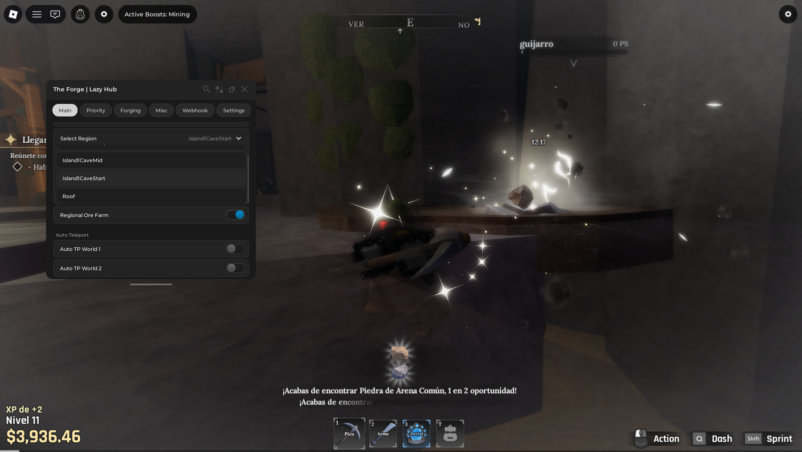 THE FORGE SCRIPT LAZY HUB AUTOFARM