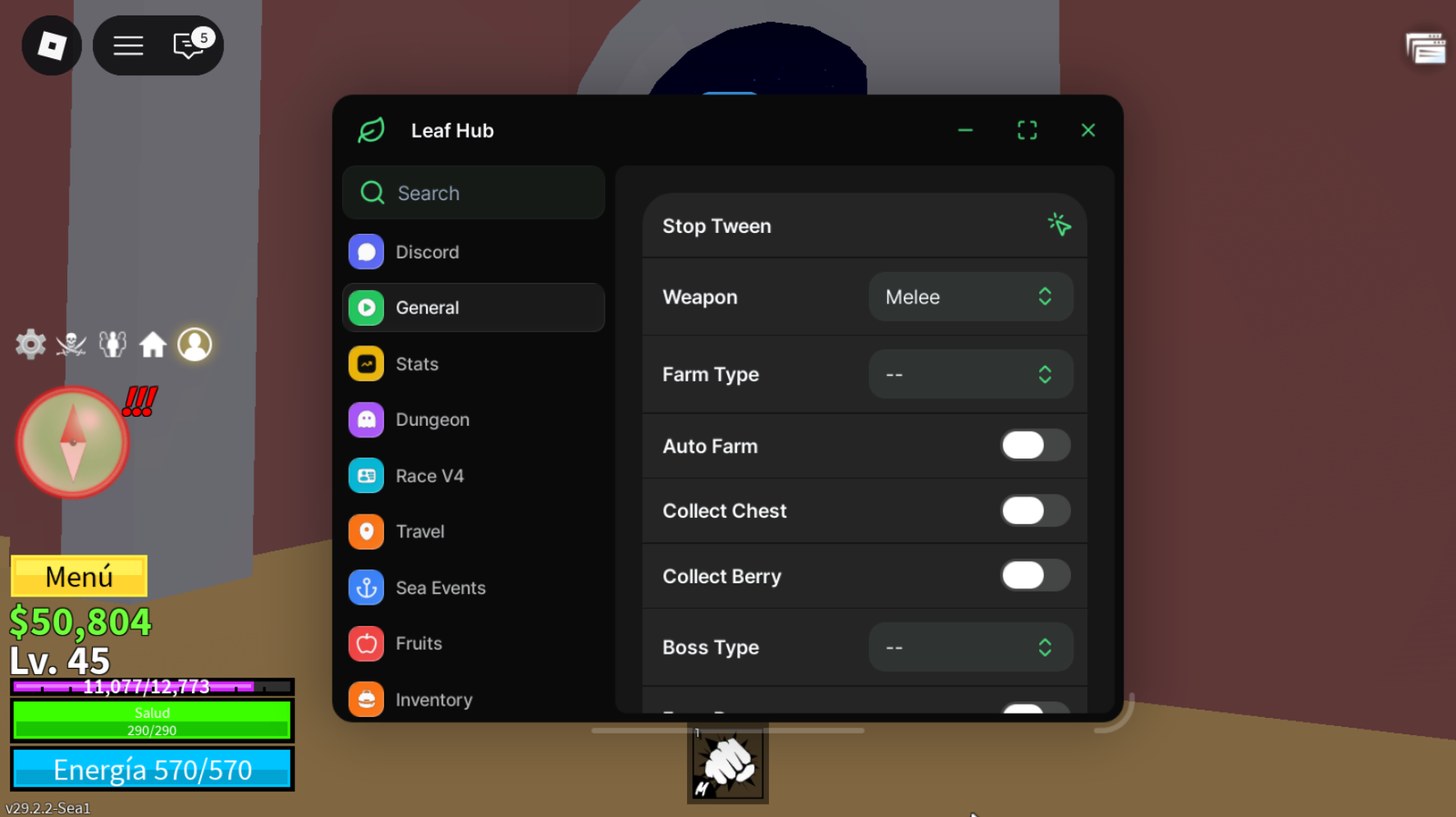 LEAF HUB BLOX FRUITS SCRIPT