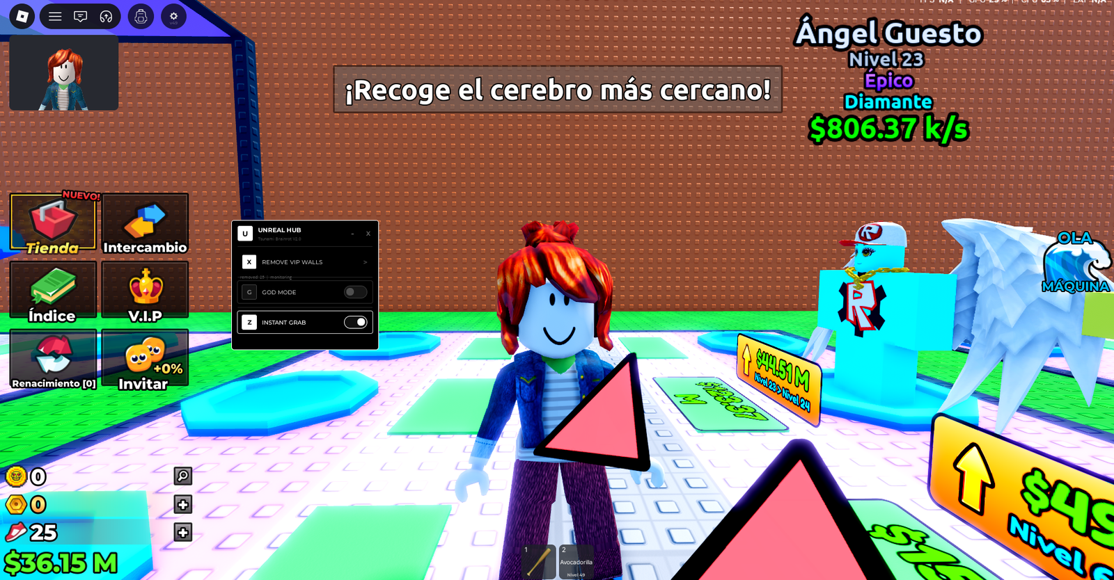 UNREALHUB UPDT SCRIPT SCAPE TSUNAMI FOR BRAINROT