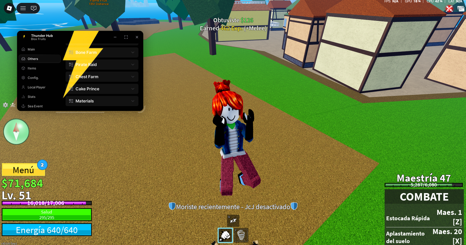 THUNDER HUB SCRIPT BLOX FRUITS