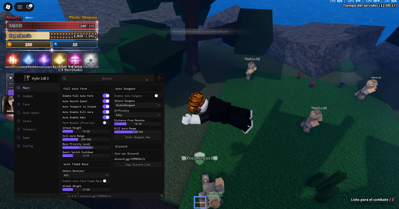 SAILOR PIECE SCRIPT HYBRID HUB