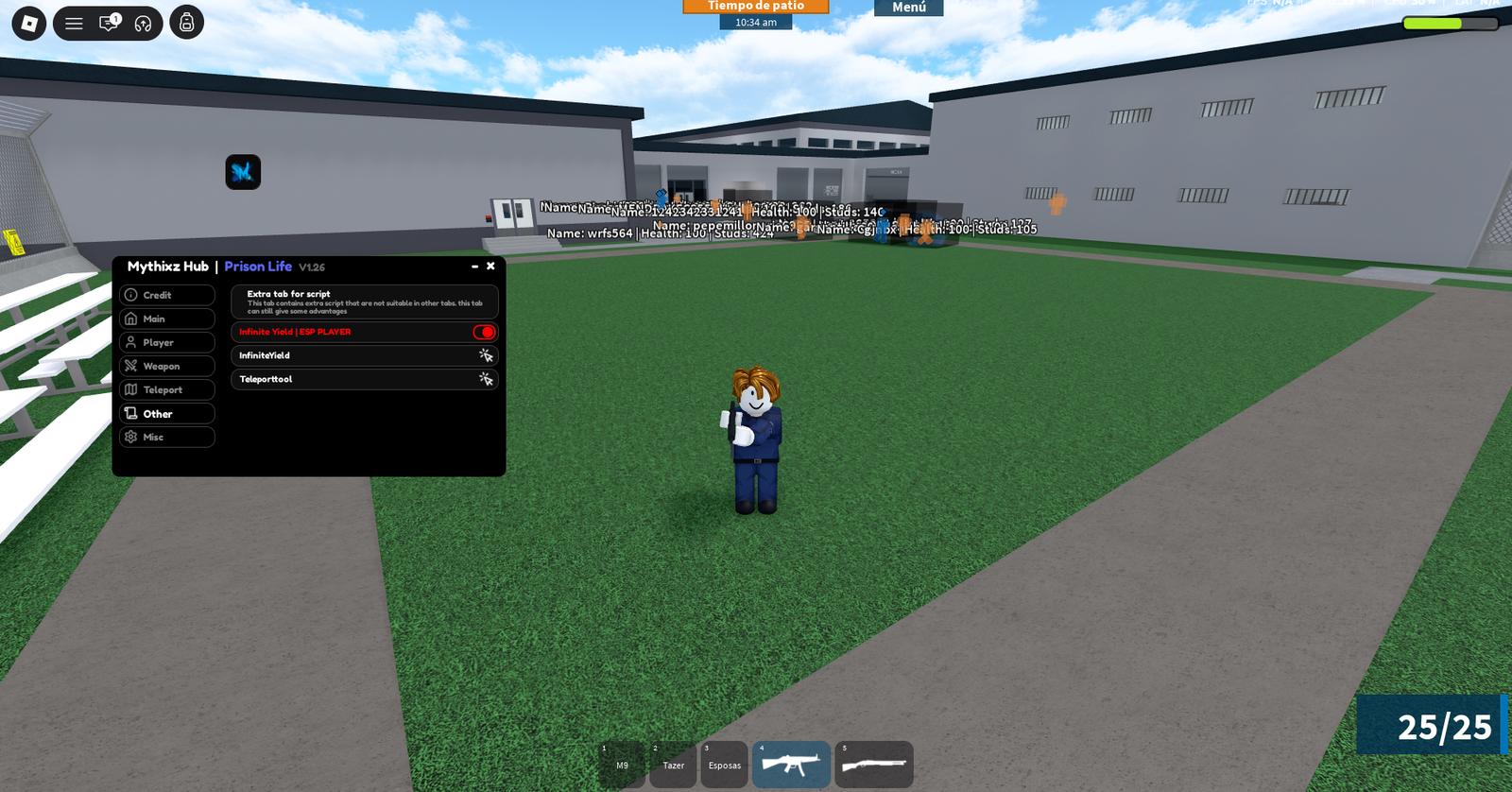 PRISION LIFE SCRIPT MYTHIXZ HUB