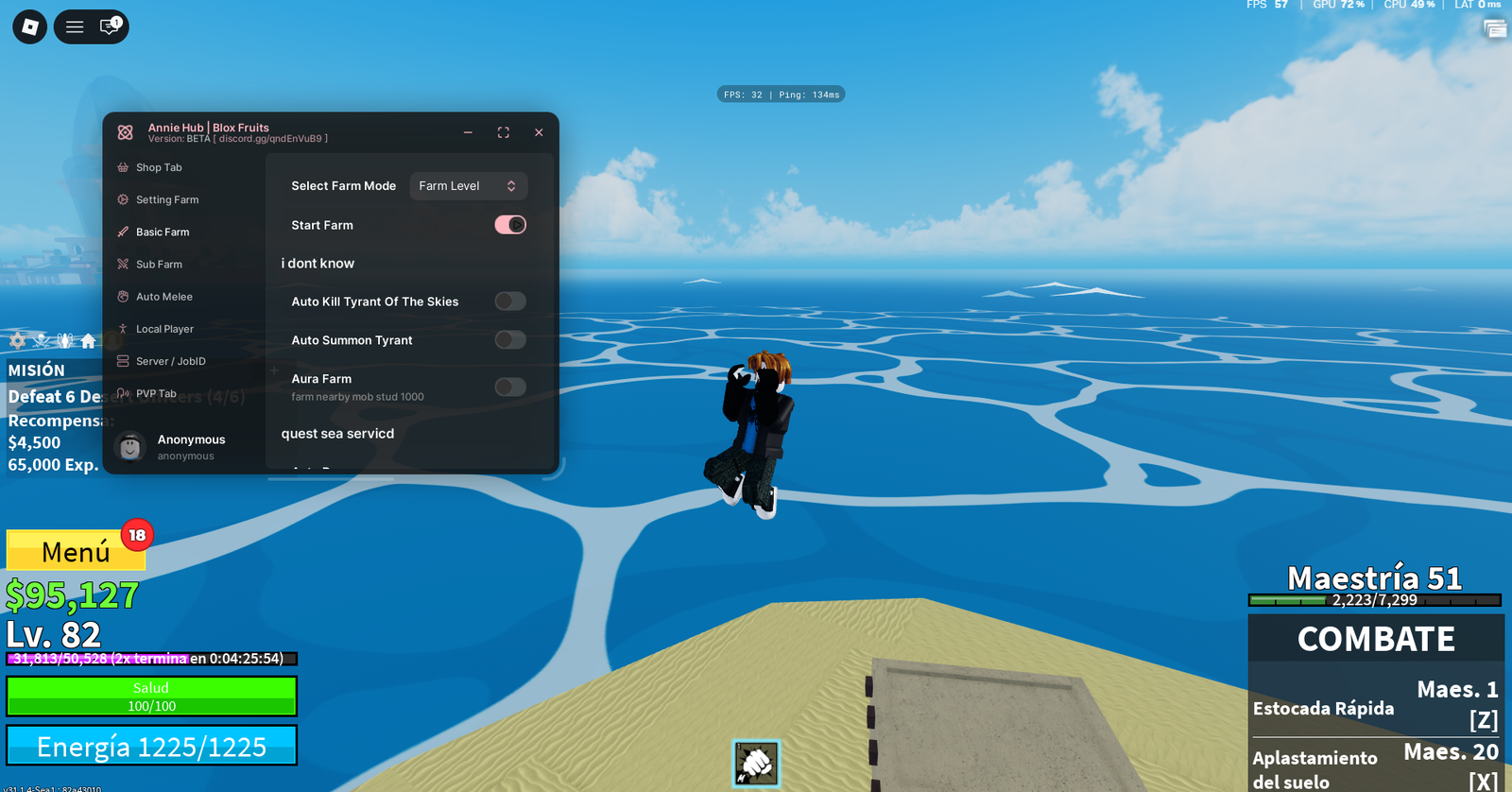 BLOX FRUITS SIN KEY ANNIE HUB