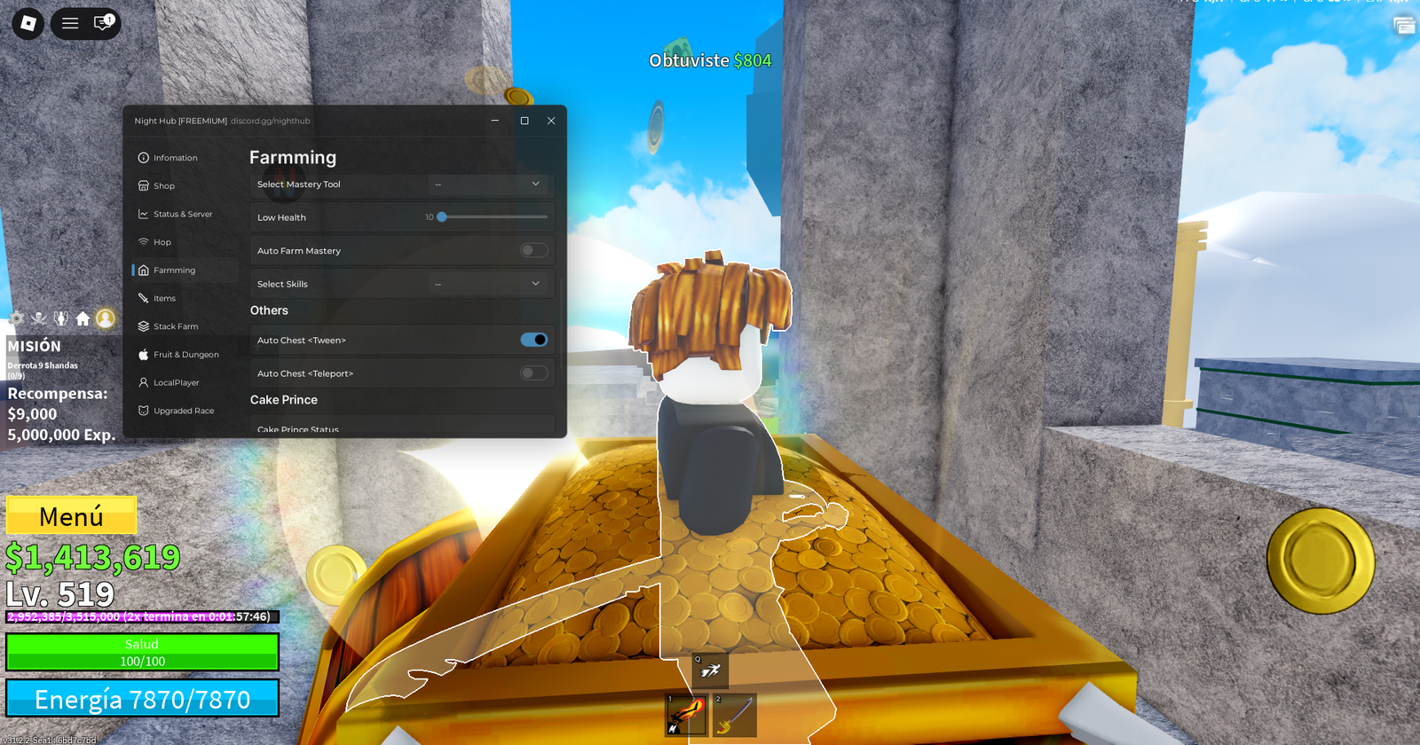 BLOX FRUITS SCRIPT NIGHT HUB